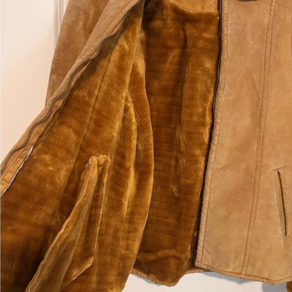 Mina Milano 70s Tan leather Jacket - Picture 4 of 6